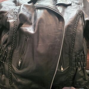 Element Black Quilted Motorcycle Jacket